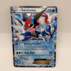 Ash-Greninja EX - XY133 Black Star Promo Pokemon - LP/MP - Image 1