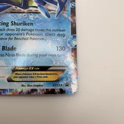 Ash-Greninja EX - XY133 Black Star Promo Pokemon - LP/MP - Image 3