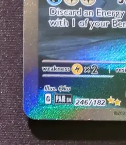 Pokemon Golisopod ex 246/182 SV04 Paradox Rift Special Illustration Rare Holo - Image 5