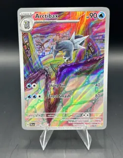 Pokemon TCG Sv02: Paldea Evolved - Arctibax 209/193 Illustration Rare - Image 1