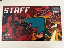 Pokemon EUIC 2026 STAFF EXCLUSIVE Mega CHARIZARD Y PLAYMAT - Image 1