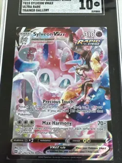 Pokemon 2022 Sylveon VMAX TG15/TG30 UR Holo SGC 10 Mint CGC PSA - Image 2