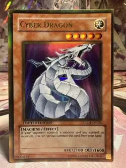 Cyber Dragon GLD1-EN022 Gold Series Rare Limited Edition - Played - YuGiOh! - Image 1