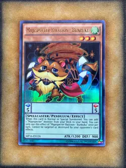Yugioh Majespecter Raccoon - Bunbuku MP16-EN126 Ultra Rare NM - Image 1