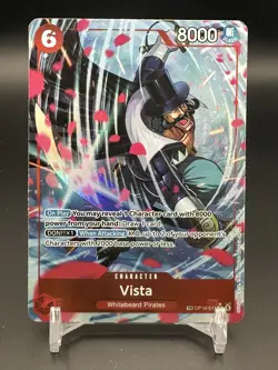 One Piece TCG Vista TR Treasure Rare The Battle Of Time OP16-011 - Image 1