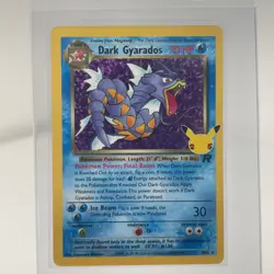 Dark Gyarados Pokemon Celebrations Classic Collection 8/82 Holo Rare NM - Image 2