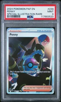 2024 POKEMON PAF EN-PALDEAN FATES #239 PENNY SPECIAL ILLUSTRATION RARE - Image 1
