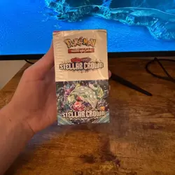 Pokemon TCG Scarlet & Violet Stellar Crown Half Booster Box (18 Packs) - Image 1