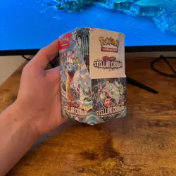 Pokemon TCG Scarlet & Violet Stellar Crown Half Booster Box (18 Packs) - Image 2