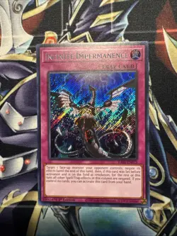 Yugioh Infinite Impermanence RA01-EN075 Secret Rare 1ST ED NM - Image 1