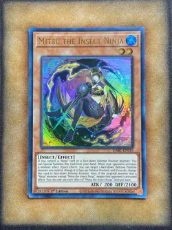 Yugioh Mitsu the Insect Ninja DABL-EN016 Ultra Rare 1st Ed NM - Image 1