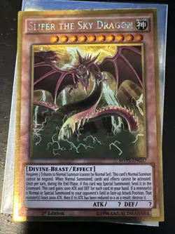 Gold Rare Slifer the Sky Dragon MVP1-ENG57 - 1st Edition NM -Yu-Gi-Oh! - Image 1