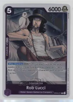 2023 One Piece Card Game: Pillars of Strength OP03 R Rob Lucci #OP03-071 - Image 1