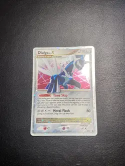Pokemon TCG Dialga LV.X Blackstar Promotional Holo Card DP17 - Image 1