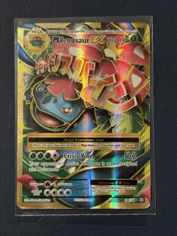 Pokemon TCG Mega-Venusaur-EX Evolutions Holo Full Art Ultra Rare Card 100/108 - Image 2
