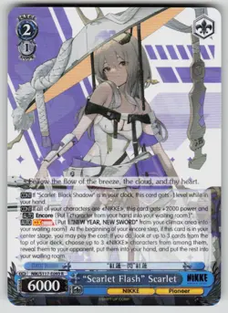 "Scarlet Flash" Scarlet NIKKE NIK/S117-E093 R NM Weiss Schwarz - Image 1