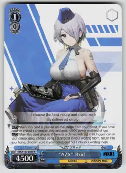 "AZX" Brid R GODDESS OF VICTORY: NIKKE NIK/S117-E090 R NM Weiss Schwarz - Image 1