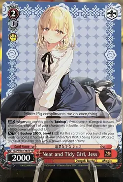 Weiss Schwarz Dengeki Bunko Journey To Royal Capital, Jess & Pig Trial Deck Card - Image 1