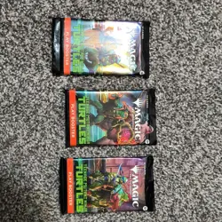 Wizards MTG Teenage Mutant Ninja Turtles English Booster Packs 9x 14-Card - Image 1