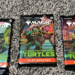 Wizards MTG Teenage Mutant Ninja Turtles English Booster Packs 9x 14-Card - Image 3
