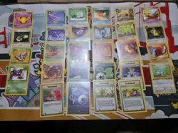 Pokemon 1st Edition Team Rocket Commons Uncommons 9 RARES Set 50 Cards No Dupes - Image 2