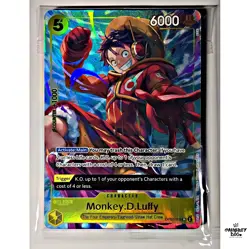 One Piece Card Game Monkey D Luffy OP07-109 Illustration Box Vol. Promo Sealed - Image 1