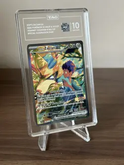 Hop's Zacian EX Journey Together Secret Illustration Card 186/159 TAG 10 - Image 1