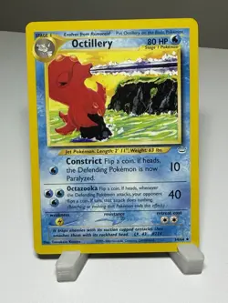 Octillery Neo Revelation 34/64 Uncommon Regular Unlimited Pokemon Card - Image 1
