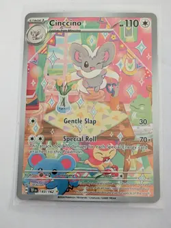 Cinccino 183/162 Temporal Forces Illustration Pokemon Card Near Mint Condition - Image 1