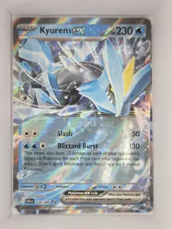 Kyurem EX 028/086 Holo Rare Black Bolt English EN Pokemon Card NM - Image 1