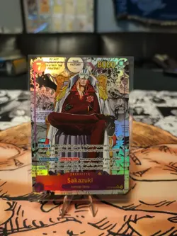 One Piece Sakazuki OP16-065 SEC Manga OP16 Card Game English Near Mint - Image 1
