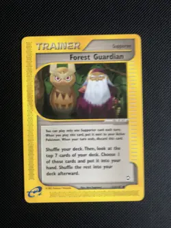 Pokemon - FOREST GUARDIAN Trainer 123/147 Vintage Pokemon Card NM - Image 1