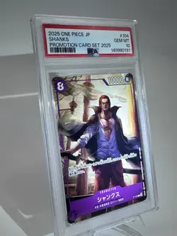PSA 10 2025 ONE PIECE JPN PROMOTION CARD SET 2025 #104 SHANKS - Image 2