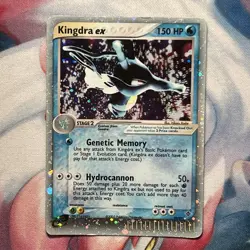 Kingdra ex 92/97 Holo Unlimited 2003 EX Dragon e-Reader EN Pokemon Card MP+/LP- - Image 1
