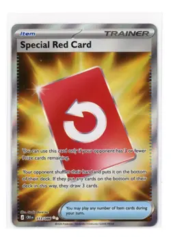 Full Art Special Red Card English Pokemon 113/086 NM Chaos Rising - Image 1