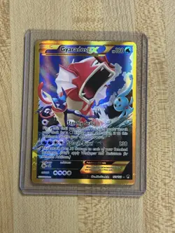 2016 Pokemon Gyarados EX Full Art Holo Secret Rare Card 123/122 XY Breakpoint NM - Image 1