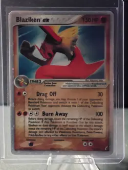 Pokemon TCG Blaziken EX Holo Ultra Rare Card 90/100 EX Crystal Guardians LP - Image 1