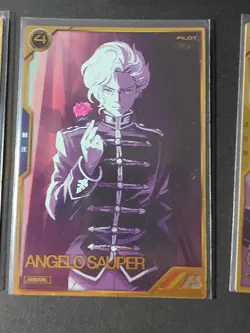 AR01-017 A Banagher Links ANGELO SAUPER AR03-013 Gundam Arsenal Base Card eb216 - Image 3
