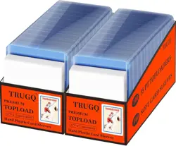 400 Card Sleeves Top Loads for 200 Hard Sleeves+200 Soft Sleeves, Blue - Image 1