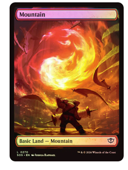 Mountain (0270) - Foil Secrets of Strixhaven MTG - Image 1