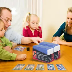 400 Card Sleeves Top Loaders for Cards,3"X4" 200 Hard+200 Soft Sleeves, Blue - Image 5