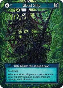 Sorcery Contested Realm - Ghost Ship - Beta (B) - Image 1
