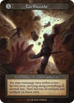 Sorcery Contested Realm - Earthquake - Beta (B) - Image 1
