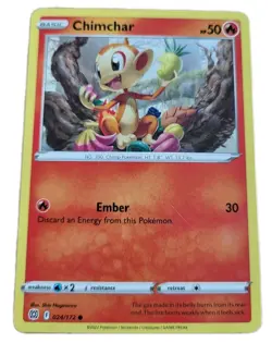 Chimchar Common 024/172 SWSH Brilliant Stars Pokemon Trading Card TCG (F2 - Image 1