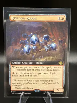 Ravenous Robots (Extended Art) 0271 R MTG Teenage Mutant Ninja Turtles Non-Foil - Image 1