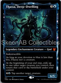 MTG SkeenAB Thassa, Deep-Dwelling (Showcase) Theros Beyond Death NM - Image 1