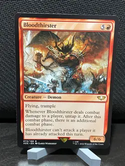 Bloodthirster - 73 - Rare - Universes Beyond: Warhammer 40,000 MTG - NM - Image 1
