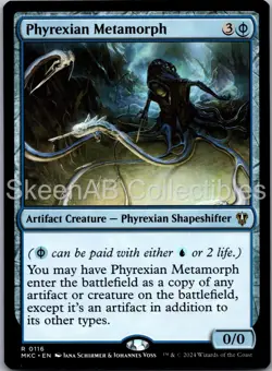 MTG SkeenAB Phyrexian Metamorph Commander: Murders at Karlov Manor NM - Image 1