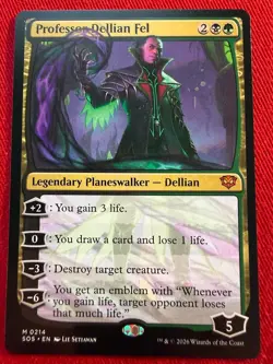 Near Mint: Professor Dellian Fel SOS 214 - Includes Emblem! - Image 1