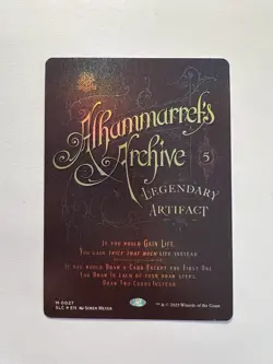 Alhammarret's Archive - FOIL BORDERLESS - MTG Secret Lair Countdown - NM - Image 1